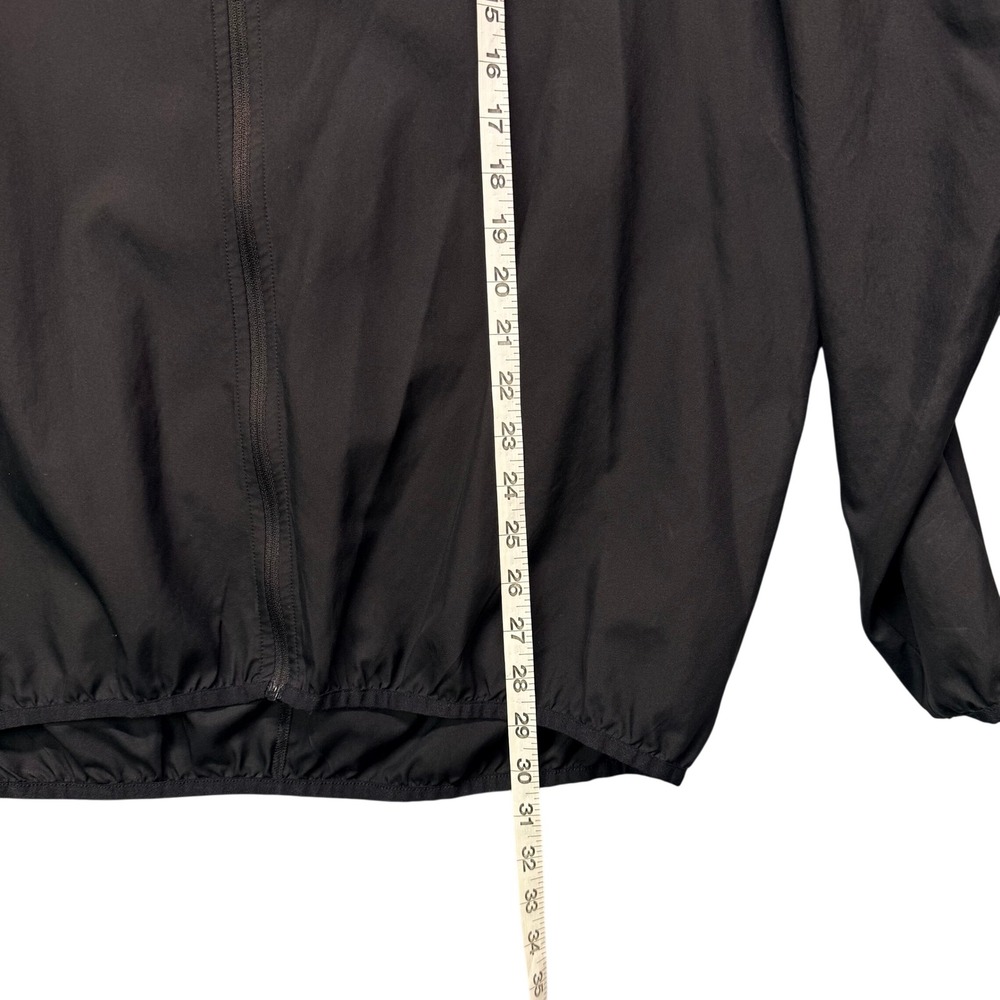 Running Windbreaker Jacket Black Full Zip Reflective Mens Adidas L Ahtleisure - Picture 6 of 10